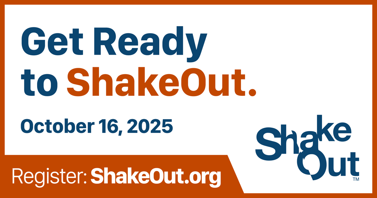 October 16: The Great Washington Shake Out