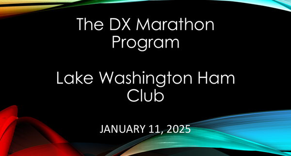 DX Marathon Program Notes